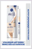 NIVEA Hyaluron Cellular Filler 3 in 1 Renkli Orta Ton Göz Bakım Kremi 4 ml Göz Altı Kapatıcısı thumbnail 1