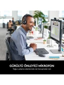 Logitech  H390 USB Gürültü Önleyici Mikrofonlu Kulaklık - Siyah - 2