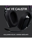 Logitech G G535 LIGHTSPEED Kablosuz Mikrofonlu Oyuncu Kulaklığı - Siyah - 4