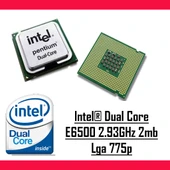 Intel® Dual Core E6500 2.93 Ghz 2mb Cache Lga 775p Tray Masaüstü Bilgisayar İşlemci - 1