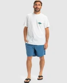 Quiksilver EQYZT08046 EV Beach Blast Beyaz Erkek T‑Shirt - 5