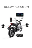 Torima M8E Siyah Ultra Hd Wifi Aksiyon Kamerası Motosiklet Gözetleme Kamerası - 5