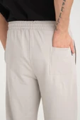 İki İplik Baggy Kalıp Eşofman Altı/Pantolon - Mineral Gri - 8