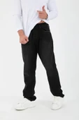 Kot Baggy Kalıp Erkek Pantolon - Siyah - 6
