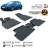 3D PASPAS SİYAH RENAULT MEGANE 2 2003-2009 - 1