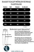 Hafif ve Rahat Müslin Baggy Erkek Pantolon - Tiramisu - 8