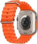 Apple Watch Band - Ocean Band Extension - 49 mm - Turuncu - Standart - Teşhir - 3