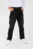 Kot Baggy Kalıp Erkek Pantolon - Siyah - 4