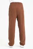 Hafif ve Rahat Müslin Baggy Erkek Pantolon - Kahve - 7