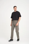 İki İplik Baggy Kalıp Eşofman Altı/Pantolon - Avcı Yeşili - 1