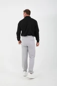 Fitilli Baggy Kalıp Erkek Pantolon - Gri - 7