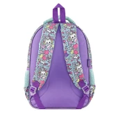Muggle 2 Bölmeli Pretty Cat Meow Okul Sırt Çantası Mor (MU-9022) - 3