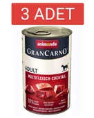Animonda Gran Carno Karışık Etli Yetişkin Köpek Konservesi 400gr x 3 Adet - 2