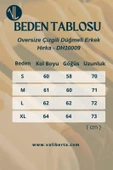Oversize Çizgili Düğmeli Erkek Hırka - Kahve - 7