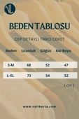 Siyah Erkek Cep Detaylı Triko Ceket - 6