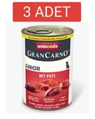 Animonda Gran Carno Hindili Yavru Köpek Konservesi 400 Gr x 3 Adet thumbnail 1
