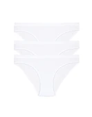 3 lü Paket Şahin Bayan Likralı Bikini Külot 30624 thumbnail 3