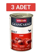 Animonda Gran Carno Sığır Etli Yetişkin Köpek Konservesi 400gr X 3 Adet thumbnail 5