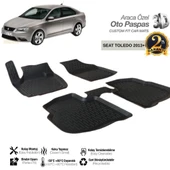 3D PASPAS SİYAH SEAT TOLEDO 2013+ - 1