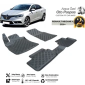 3D PASPAS SİYAH RENAULT MEGANE 4 2016+ - 1