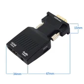 Hytech HY-VGH30 VGA to HDMI Çevirici - 1
