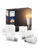 Philips HueWA 8-75W Beyaz Ambiyans Akıllı Başlangıç Seti 3'lü Akıllı Buttonlu E27 - 1