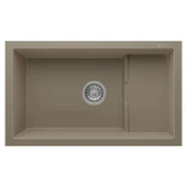 Real Stone P017 Cappucino Granit Mutfak Eviyesi 77x46 thumbnail 1