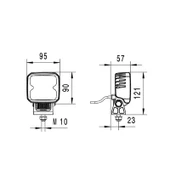 Hella Off-Road Led Lamba 12V-24V RokLume 155 TP LED 1GA996284-061 thumbnail 2
