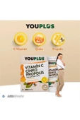 YOUPLUS Vitamin C Çinko Propolis 20 Efervesan Tablet X 4 ADET thumbnail 7