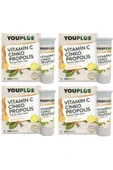 YOUPLUS Vitamin C Çinko Propolis 20 Efervesan Tablet 4 Adet - 1