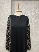 25Y3295 TUNİK KOL LEOPAR DETAYLI - 7