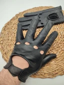 Erkek Deri Eldiven Motorcu Modeli - 9