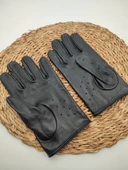 Kadın Deri Eldiven Motorcu Modeli - 6