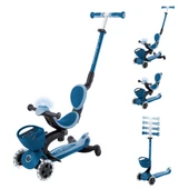 Globber Go Up Baby 360 Işıklı Scooter - Pastel Mavi - 2