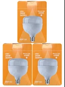 (3 Adet) Osaka 50W (300W) Beyaz Işık E27 Duylu (Kalın Duy) Led Torch Ampul thumbnail 1