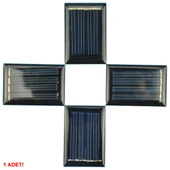 Güneş Pili 2V 50mA 34x50mm  Solar Fotovoltaik Hücre Elektrik Üretici Panel Modül Pil Akü Batarya Oyuncak Proje Test Kaynak - 7