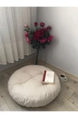 TicaretJet Yuvarlak Antrasit Yer Minderi 60x60 - 1
