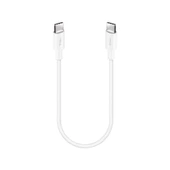 ttec USB-C - USB-C 30cm 65W PD/QC Hızlı Şarj/Data Kablosu Beyaz - 1