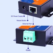 USR-TCP232-304 Rs485 to Ethernet Çevirici Modül  Metal Kutu Endüstriyel Tip Seri Port Sinyal Çevirici Haberleşme Otomasyon Plc Akıllı Ev Uzaktan Kontrol Trafik Tarım Üretim İzleme thumbnail 7