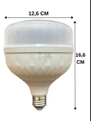 (2 Adet) Osaka 50W (300W) Beyaz Işık E27 Duylu (Kalın Duy) Led Torch Ampul thumbnail 3