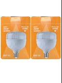 (2 Adet) Osaka 50W (300W) Beyaz Işık E27 Duylu (Kalın Duy) Led Torch Ampul thumbnail 1