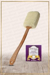 İpek Naturel Natural Healty Sisal Ahşap Saplı Masaj Lifi Ve Esterya Plus At Kestanesi Sabunu - 1
