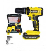 BAUER Alman 46 V 5 Ah Metal Şanzuman Darbeli Bakir Sargılı Şarjlı Vidalama Matkap - 2