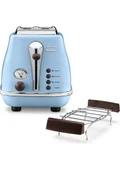Delonghi CTOV 2103.AZ Icona Vintage Mavi Ekmek Kızartma Makinesi - 3