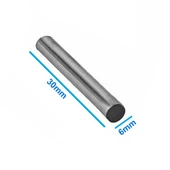 Çelik Sensör Başlığı 6x30mm Kılıf  Sıcaklık Isı Sensör Kutusu Metal Tüp Boru D818b20 Ntc Lm35 PT100 Koruyucu - 1
