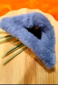 Monalisa Home Lüks Figürlü Gri Peluş Mandal Toka - 1
