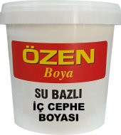 Su Bazlı Plastik İç Cephe Duvar Boyası 1KG-Siyah-Bayrak Kırmızı-Lacivert-Kolay Uygulanır-Dekoratif - 1