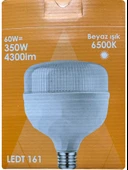 (4 Adet) Osaka 60W (350W) Beyaz Işık E27 Duylu (Kalın Duy) Led Torch Ampul - 2