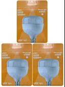 (3 Adet) Osaka 60W (350W) Beyaz Işık E27 Duylu (Kalın Duy) Led Torch Ampul thumbnail 1