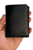 Siyah Hakiki Deri Dikey Model Mıknatıslı Erkek Cüzdan - SD3018 thumbnail 1